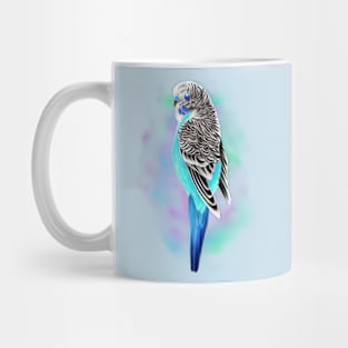 Blue budgie Mug